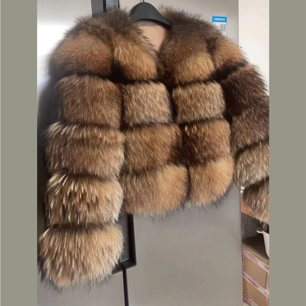 Luxurious Brown Fur Jacket